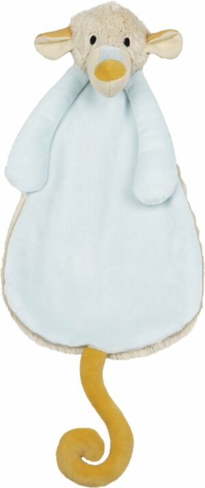 Happy Horse Hond Daiki Knuffeldoekje - Beige/Blauw - Baby cadeau