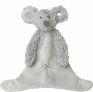 Happy Horse Muis Mindy Knuffeldoekje - Grijs - Baby cadeau