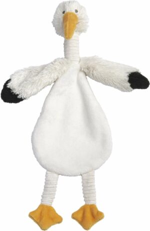 Happy Horse Ooievaar Sky Knuffeldoekje - Wit - Baby cadeau