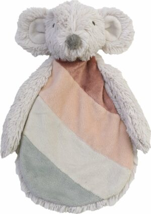 Happy Horse Rainbow Muis Knuffeldoekje - Grijs/Multi - Baby cadeau