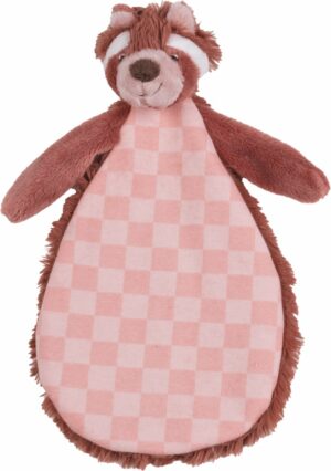 Happy Horse Rode Panda Pien Knuffeldoekje - Roestbruin/Roze - Baby Cadeau