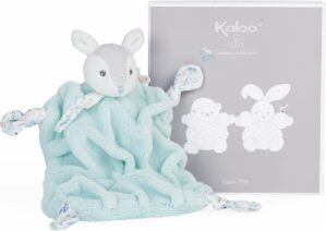 Kaloo Plume Knuffeldoekje Hert Aquablauw