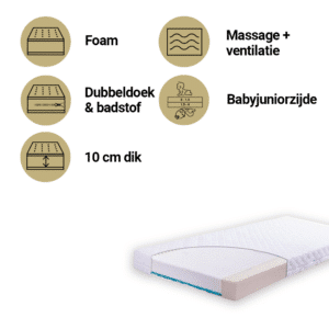 Matras Peuterbed Babymatex 70x140 Carpathia