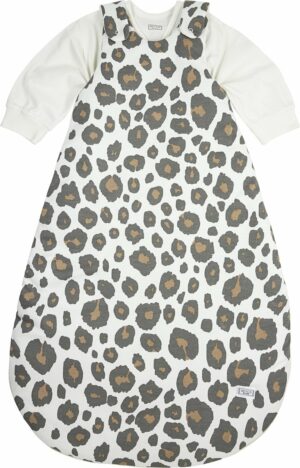 Meyco Baby Panter baby slaapzak rond tweedelig - neutral - 50/56