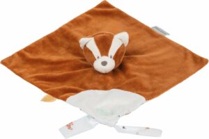 Nattou Rode Panda - Knuffeldoekje - Doudou - 27x27 cm