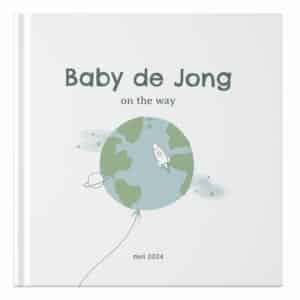 Ontwerp je eigen: Zwangerschapsdagboek - Space Balloon