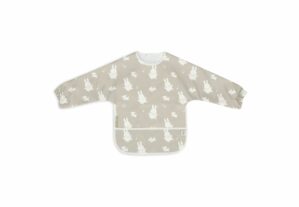 Slabber Jollein Met Mouw Waterproof Nijntje en Snuffy Olive Green