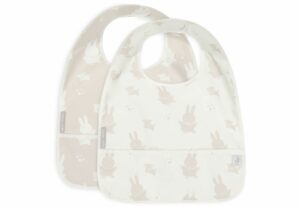 Slabber Jollein Waterproof Nijntje en Snuffy Nougat 2-pack