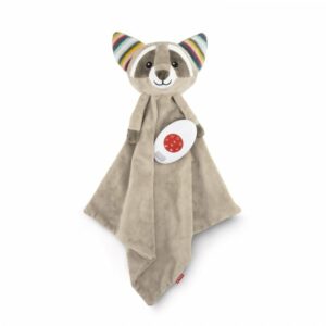 ZAZU Hartslag Knuffeldoekje - 35 cm. - Racoon Robin