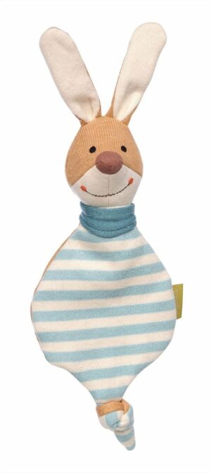 sigikid Mini knuffeldoekje, haas, gebreid, Green