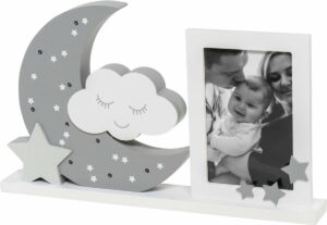 Dooky - Moonlight Frame - Fotolijst met nachtlampje - Warm Grey