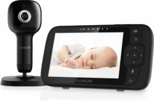 Luvion Essential Connect Crib Black Wifi Babyfoon met HD Camera én App - Premium Baby Monitor
