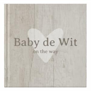 Ontwerp je eigen: Zwangerschapsdagboek - Wooden Heart