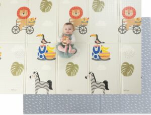 Taf Toys Speelkleed Savannah Junior 150 X 200 Cm Foam Grijs